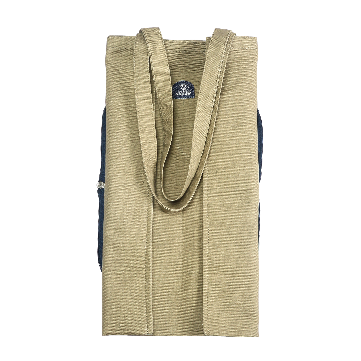 HYBRID Wallet Tote Bag(Denim and Khaki)