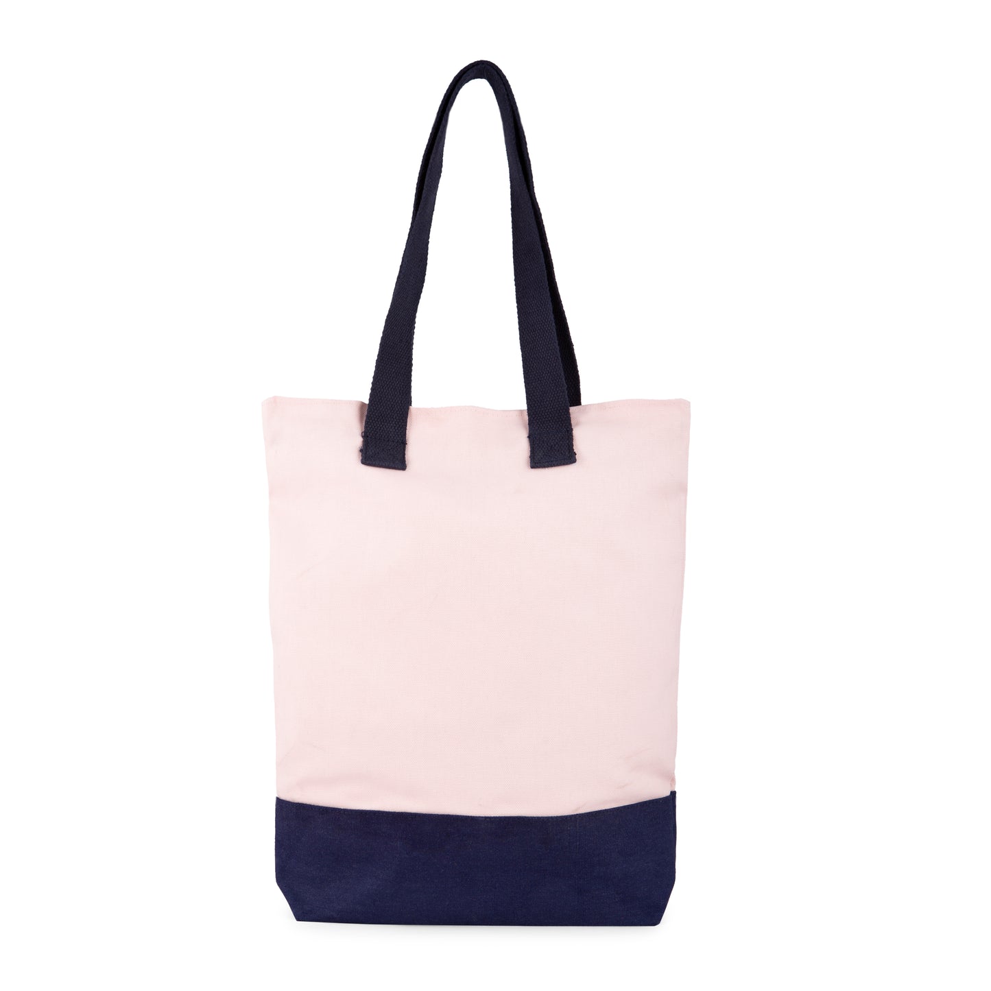 Pink printed cotton bag (Girl Shopping)