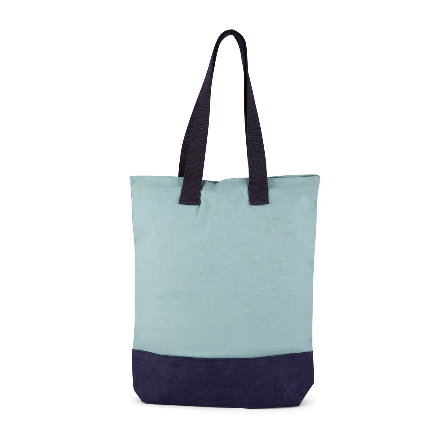 Light blue printed cotton bag (Vacation)