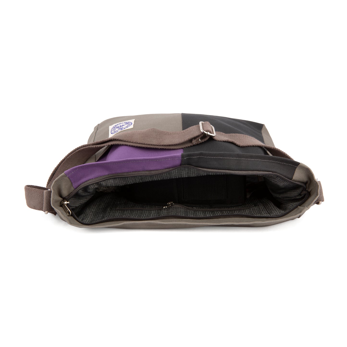 SOD Crossbody (Charcoal and Purple)