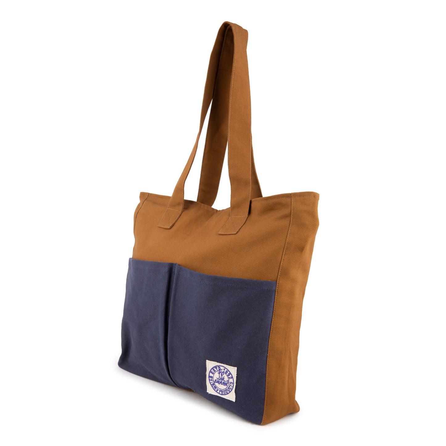 LAIR Tote bag (Tan and Navy Blue)