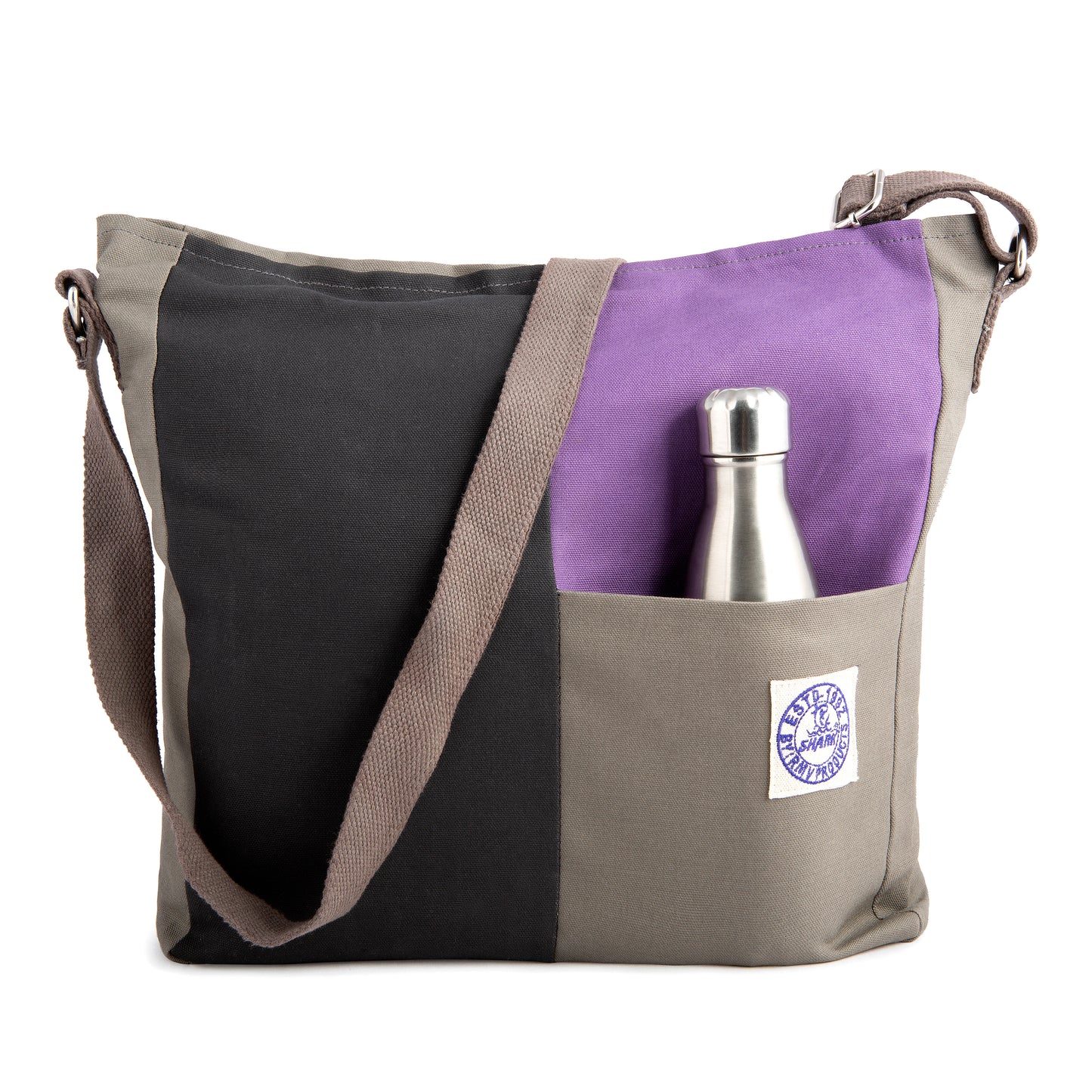 SOD Crossbody (Charcoal and Purple)